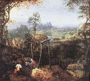 BRUEGHEL, Jan the Elder Magpie on the Gallow fd oil